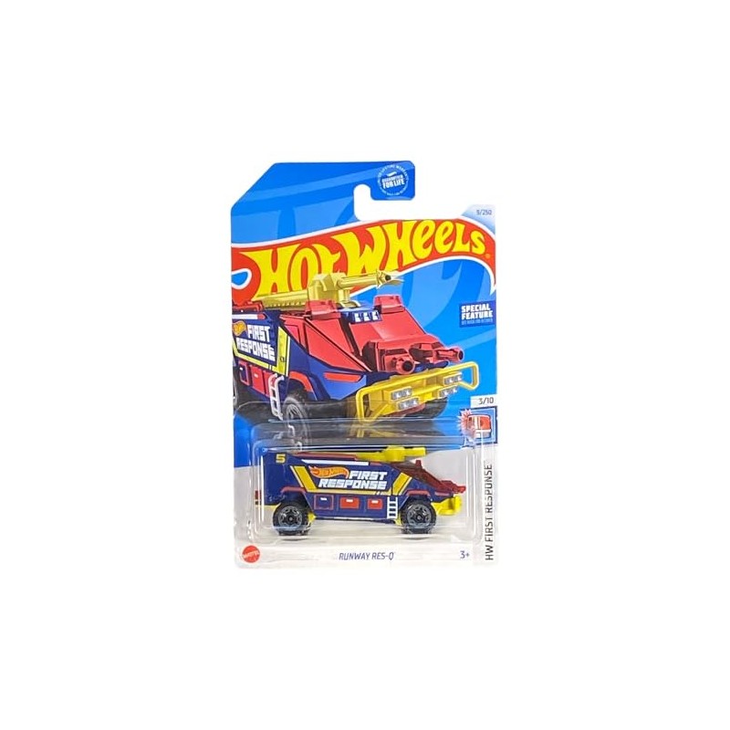 Hot Wheels DieCast Runway Res-Q - HW First Response 3/10