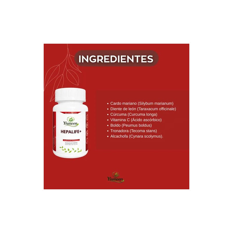 Hepalife+ Salud Hepática 90 Tabletas Para 3 Meses