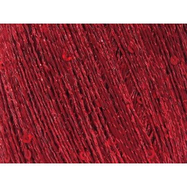 Ice Yarns Dazzle Paillette Red with Red Mini Sequin 80905 Ice Yarns 25g 218y