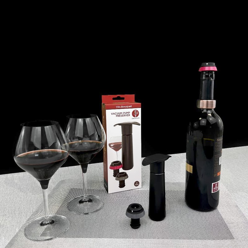 Manual Vacuum Pump with Acoustic Indicator, Includes 2 sockets with