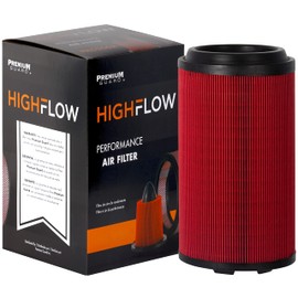 HIGHFLOW PA99079X, filtro de aire desechable para motor de alto rendimiento, preengrasado | Se adapta a Ram ProMaster 2500, ProMaster 1500, ProMaster 3500 2023-14