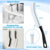 EDATOFLY Pack of 3 Gap Cleaning Brush, Hard Bristle Corner