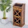 TDLEAYYD Potato Storage Bin Wooden Bread Box, Mid Century Modern