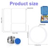 lasuroa 4pcs Lunch Box Gasket Replacements Kit for Bento, Silicone