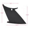 Rear Wing Spoiler Stabilizer, Compatible with 2011-2014 Subaru WRX STI