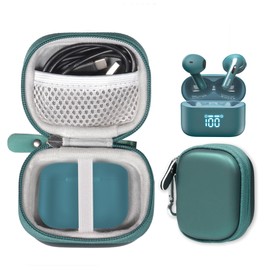 getgear case for TOZO T21 Wireless Earbuds, 5.3 Bluetooth Headphone and T20 Wireless Earbuds Bluetooth Headphones (Green)