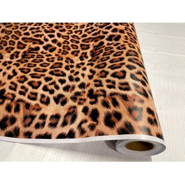 Leopard Pattern Matte Premium Vinyl Car Wrap Decal Film Sheet Air Channel Release Technology + Free Tool Kit (2ft and up) (12" x 60" / 1FT x 5FT)
