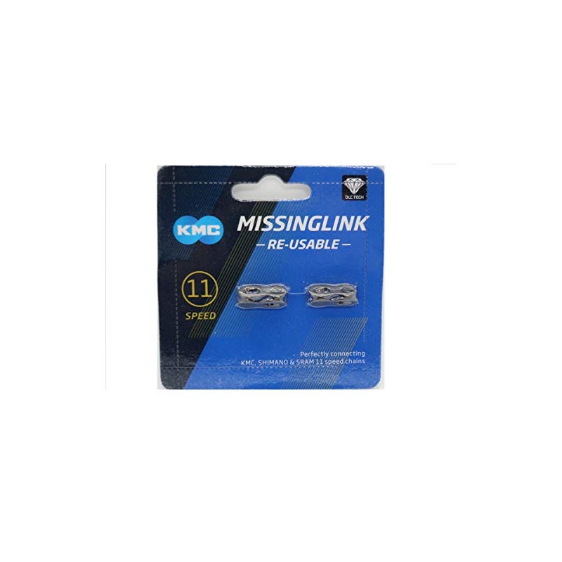 KMC DLC CL-555R Missing Link (Reusable) For 11-Speed, 11-Speed, For