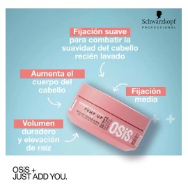 Osis Pump Up Pasta En Cera Para Dar Volumen Y Estilizar 85ml