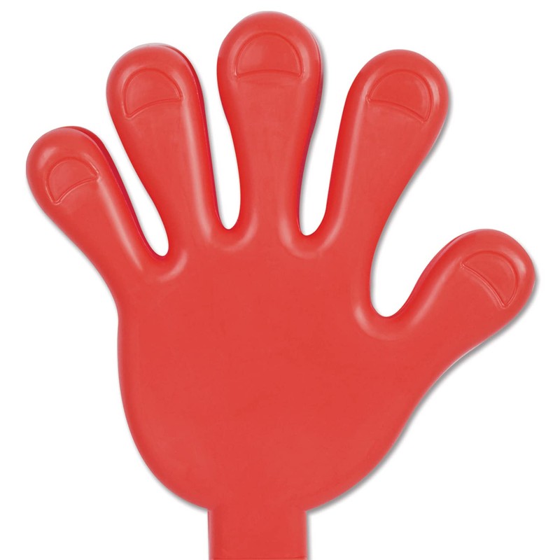 Red Giant Hand Shaped Clapper