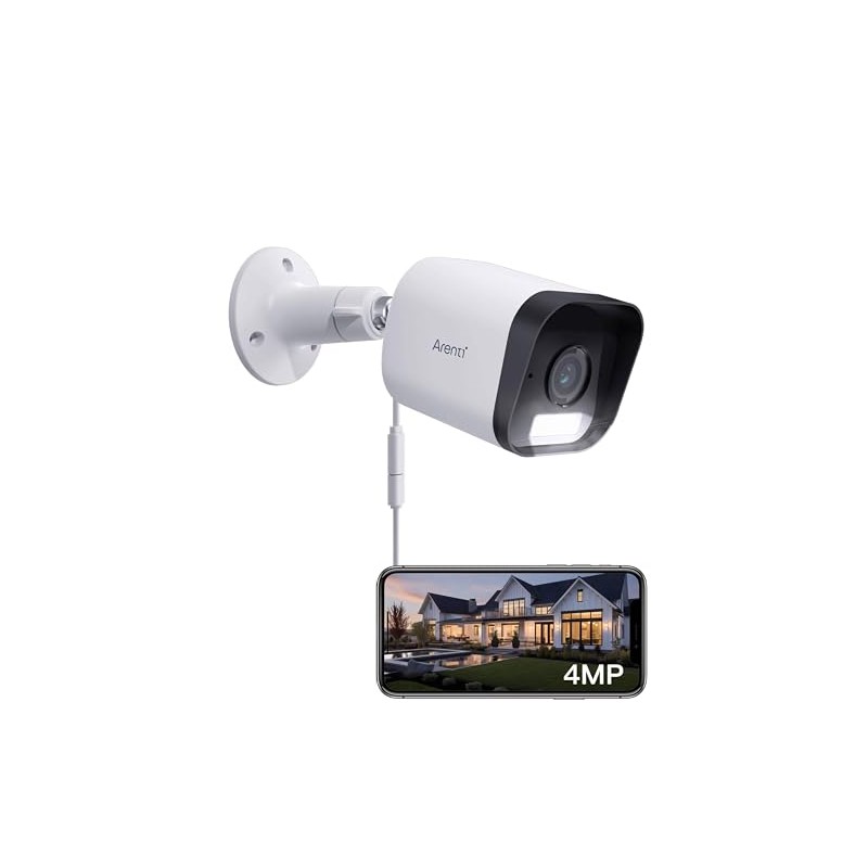 ARENTI O3 Cámara de Seguridad Exterior WiFi 4MP 2.5K, Sorporta