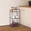 MAX Houser Storage Rack with Shelf,Industrial Style Extendable Plant Stand,
