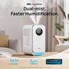 Dreo Humidifiers for Bedroom, Top-filled Smart Quiet Cool Mist Humidifier