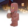 Mayan Smiling Face Totem Solar Light Creative Garden Solar Light