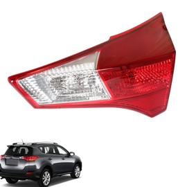 TJHSM Tail Light Brake Lamp Assembly Inner Passenger Side Clear Lens Replacement for 2013 2014 2015 RAV4 TO2803126 815800R010