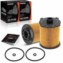 A-Premium 2-PC 10K Miles Protection Oil Filter Compatible with Volvo XC60 2015-2023, XC90 2016-2023, S60/V60 2015-2023, XC40 2019-2023, XC70/S80 2015-2016, S90 2017-2023, S60/V60/V90 Cross Country