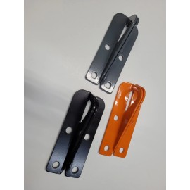 Unbranded 50-65Vw Link Pin Bug Powdercoated Bolt On Front Trailer Strap Tie Down Brackets
