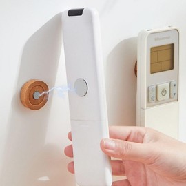 2-Pack Wood Magnetic Remote Control Wall Mount Holder Holder 2ea