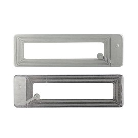 1000 RF 8.2Mhz Cosmetics Clear Security Label 2.55 x 0.78 inch (65x20mm) Checkpoint Compatible – Practical and Effective Anti-Theft Label for EAS Loss Prevention Systems by Bullseye Protection