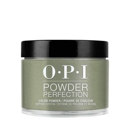 OPI Powder Perfection Things I’ve Seen in Aber-green | Opaque Dark Green Crème Nail Dipping Powder | Acrylic Alternative