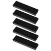 5Pcs Heat Sink Black Aluminum Radiators for CPU Amplifiers Modules