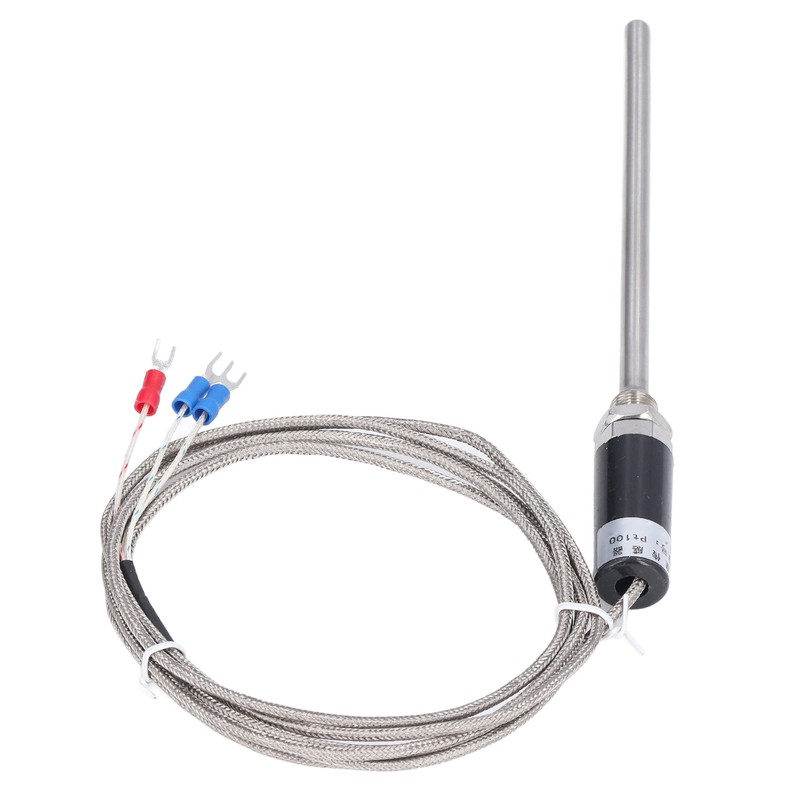 Temperature Sensor Waterproof Pt100 Thermistor Temp Probe for Measurement WZPT‑10