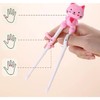 2 Pairs Training Chopsticks, Reusable Learning Chopsticks, Practice Chopsticks (A)