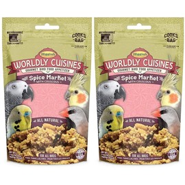 Higgins 2 Pack of Worldly Cuisines Spice Market Bird Treat, 2 Ounces Each