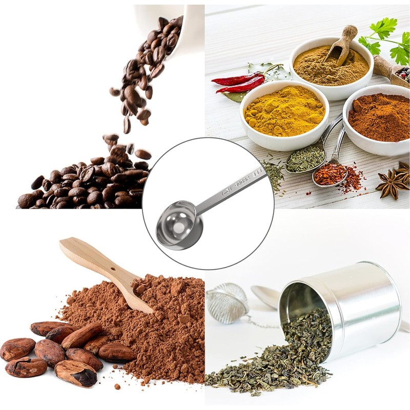 Coffee Scoop - Stainless Steel Coffee Scoop 15ml Coffee Measuring