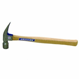 Vaughan 505M 24 Ounce Framing Hammer with Milled Face and Hickory Handle