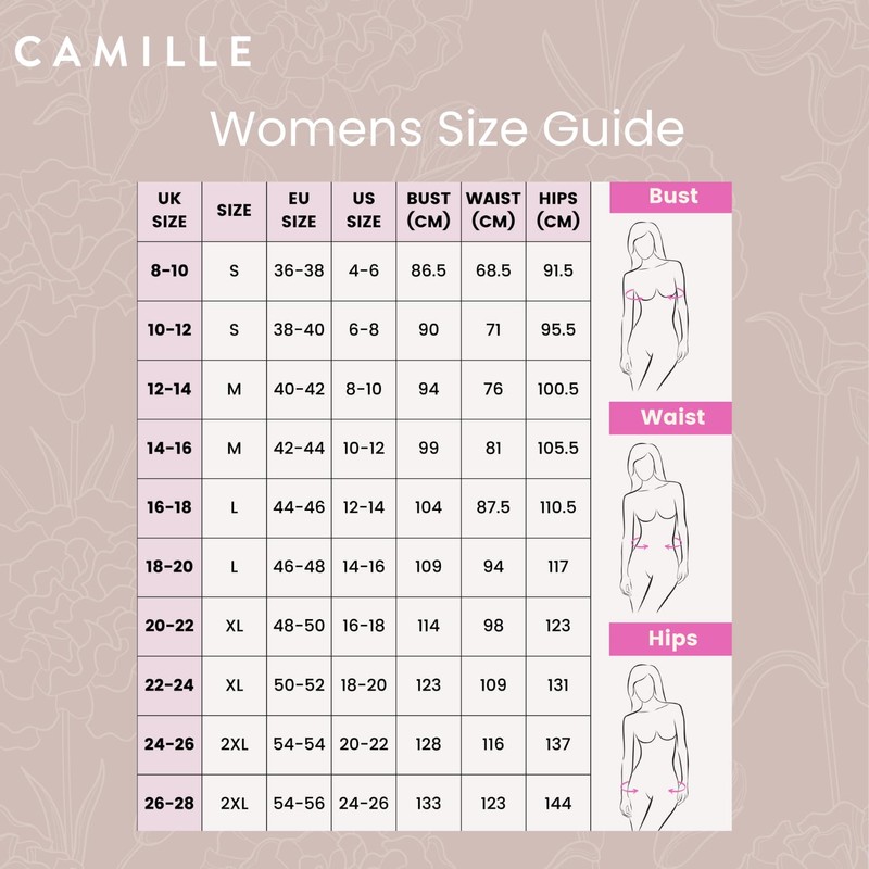 Camille Womens Black Lace Hemline 26'' Half Underslip Underskirt 18-20