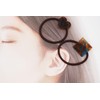Aceti Hair Elastic Square, Heart (Tortoise Shell Multi)