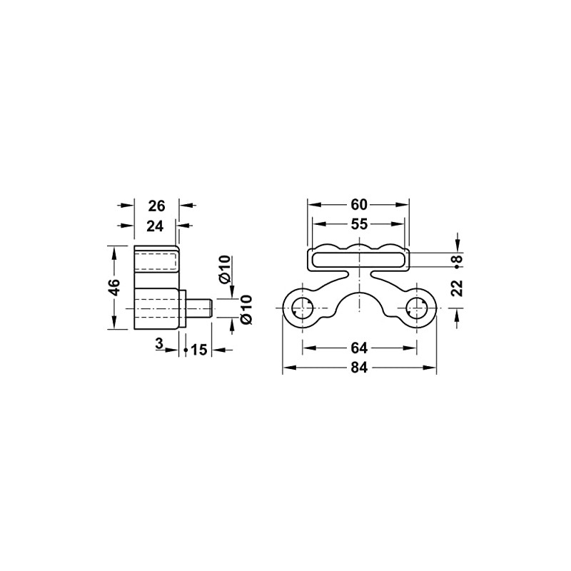 cyclingcolors 1x Bed Slatted Holder Cap Frame 55mm Damper Flexible