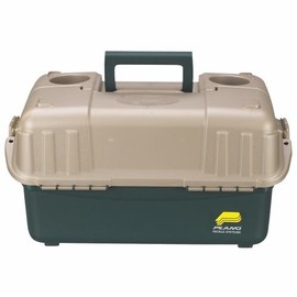 Plano Hip Roof Tackle Box w/6-Trays - Green/Sandstone