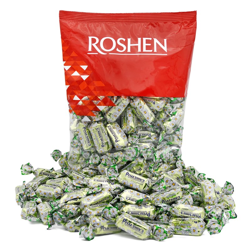 Roshen Romashka with Cream-Brulee Cocoa Filling, Delicious, Flavorful Sweets Bulk