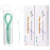 Dental Floss Threaders, 50 Count, Green (2 Box, 50, Foot)