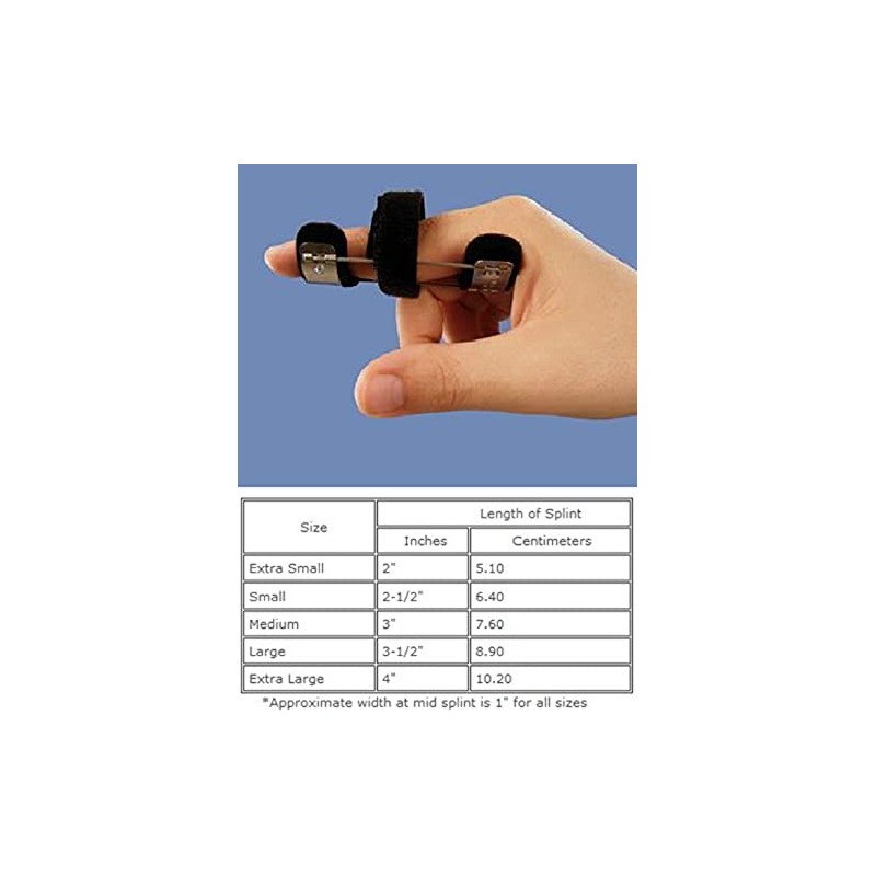 Bunnell Spring Wire Safety Pin Splint, Size: L