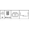 HELLA 6ZF 008 621-041 Switch, reverse light - 12V -