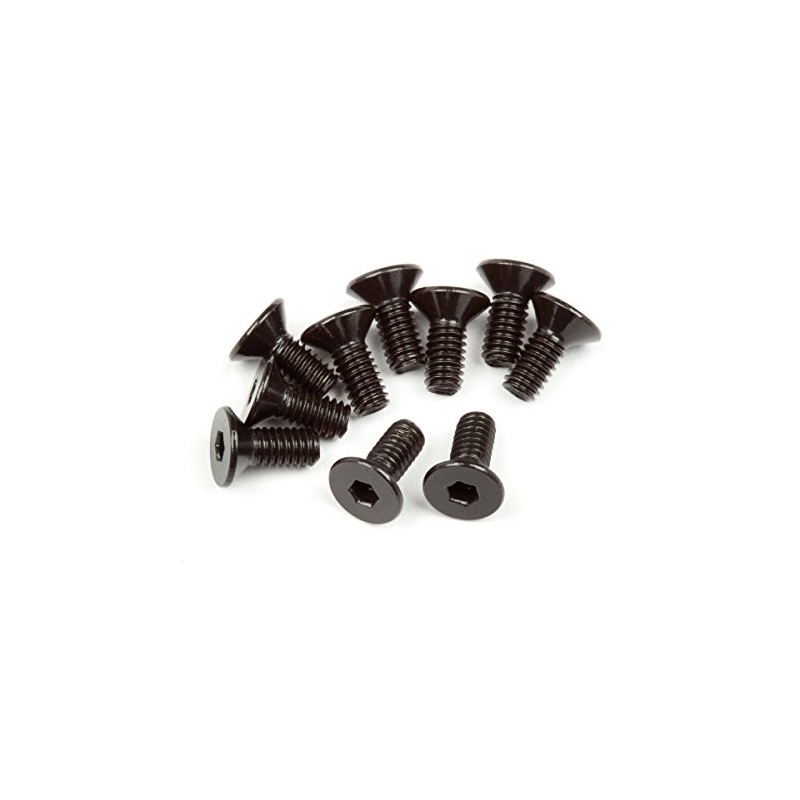 Flat Head Screw M2.5X6mm (Hex Socket/10pcs) 107374