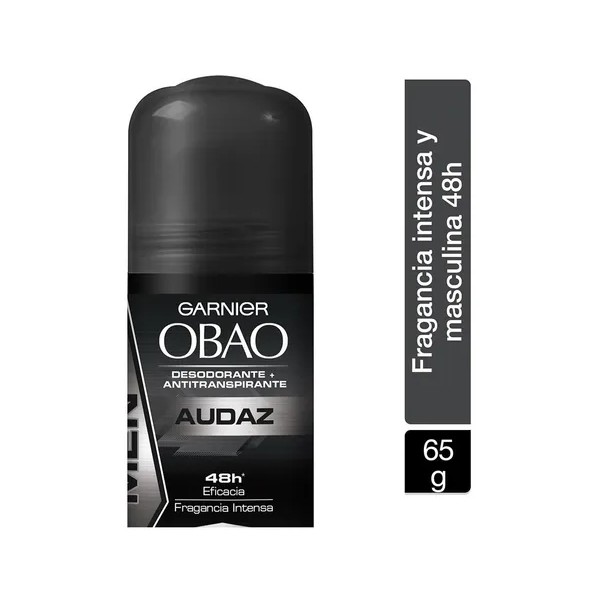 Desodorante Hombre Roll On Obao Audaz Garnier 65g Fragancia Neutral