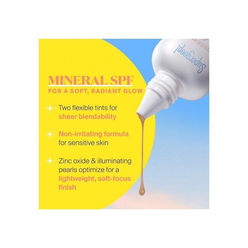 etc Super Goof Glowscreen Soft-Radiance Drops Mineral SPF 40 1.7oz/