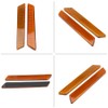 Pair of Hard Saddlebag Latch Cover Reflectors for FLHT FLT