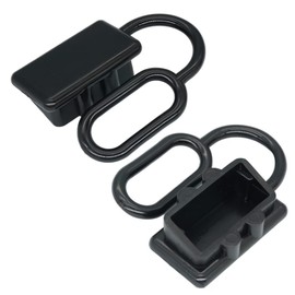 Dust Cover Cap Protector Compatible with Anderson Style Quick Connect Plug SB175 Electrical Connector Dust Cover End Cap SB 175Amp Black