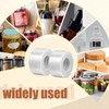 2 Pcs Mini Stretch Wrap Moving Wrapping Plastic Roll 1.57in