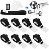 BESPORTBLE Pool Solar Cover Reel Attachment Kit Durable Nylon Straps