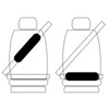 Car Seat Belt Shoulder Pad Relieve Pressure Elastic Seatbelt Backpack