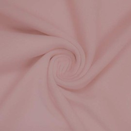 Dusty Pink Solid ITY Heavy Stretch Moss Crepe Fabric-215GSM