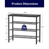 Kitsure Shoe Rack for Closet, Shoe Organizer with Leveling Feet,
