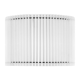 Home Sweet Home Paper Lampshade | Cylinder | 30/30/20 cm | White | Paper Lampshade | for E27 Lamp Socket | RoHS Tested | Suitable for Table Lamp