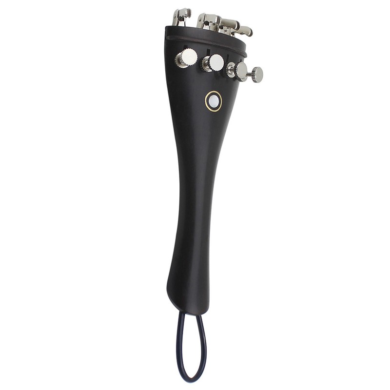 3 in 1 Ebony Tailpiece with Rope Fine Tuners Kits
